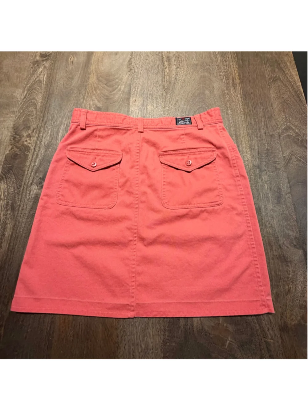 Women's Polo Ralph Lauren Coral Chino A-Line Mini Skirt Size Small